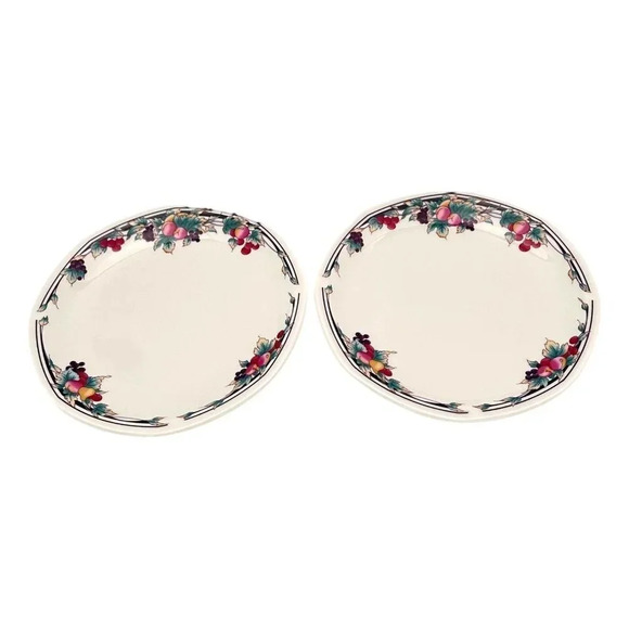 Royal Doulton Autumn Glory Side Plates 6 in Box of 2 Fine China 1995 Vin… - Picture 3 of 7